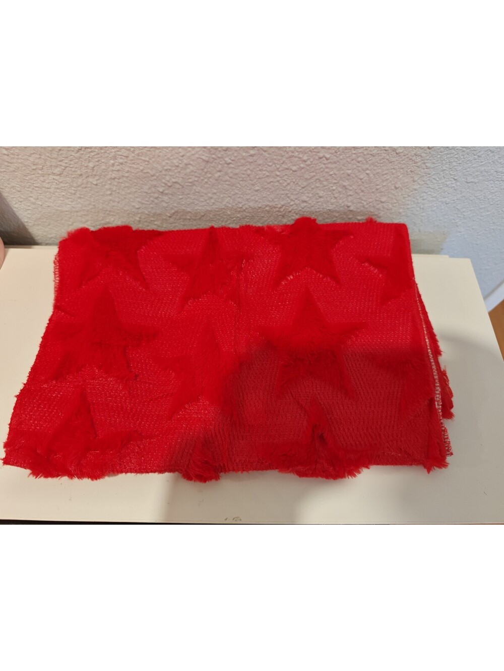 Red Star Patterned Table Runner